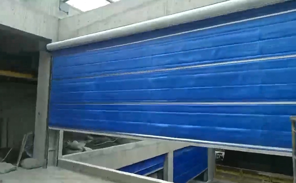 大型物流园区完成精河防火门整体安装工程